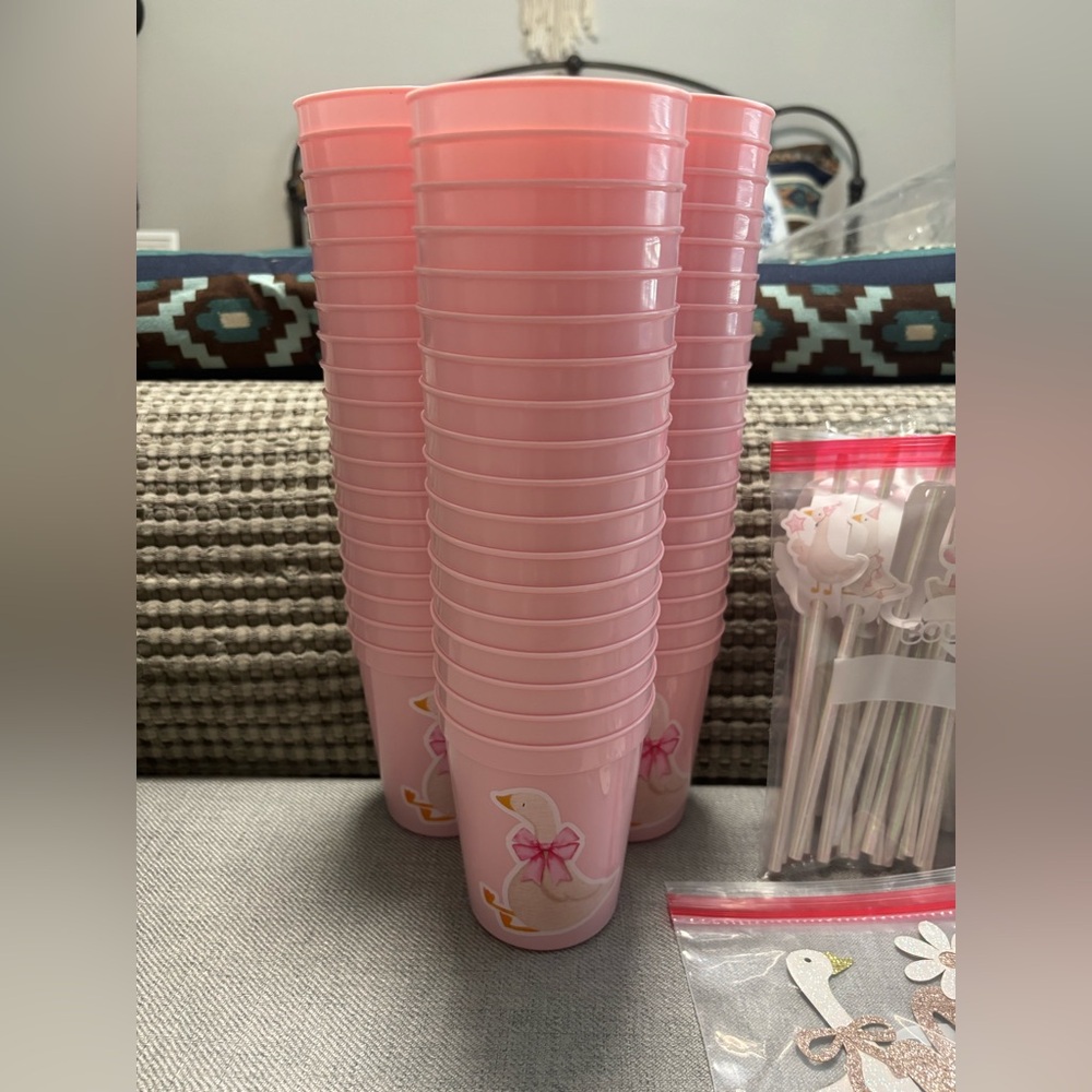 ONE silly goose party decor